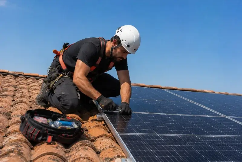 Maintenance et monitoring de panneaux solaires à Pont-de-Larn